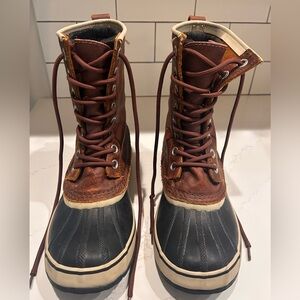 Sorel 1964 Premium Waterproof Leather Rubber Snow Boots Insulated